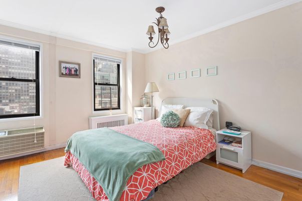 Bedroom, Chandelier, Interior, Wood Texture Flooring