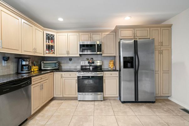 Interior, Kitchen, Recessed Lighting, Stainless Steel Appliances