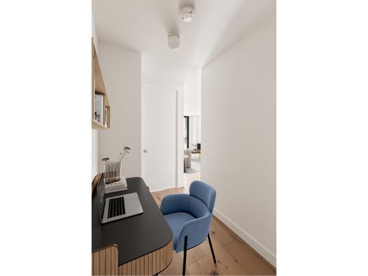 Home Office, Interior, Wood Texture Flooring