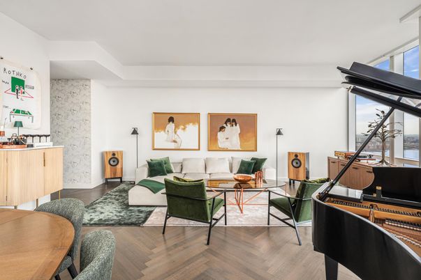 Interior, Living room, Piano, Wood Texture Flooring