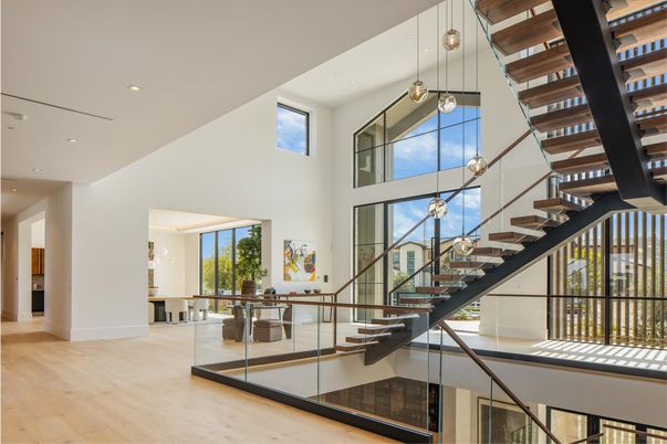 Interior, Pendant Lights, Recessed Lighting, Wood Texture Flooring