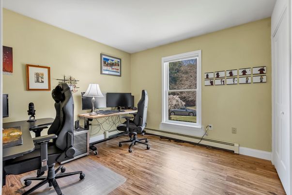 Home Office, Interior, Wood Texture Flooring
