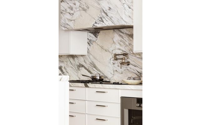 Interior, Kitchen, Marble Walls