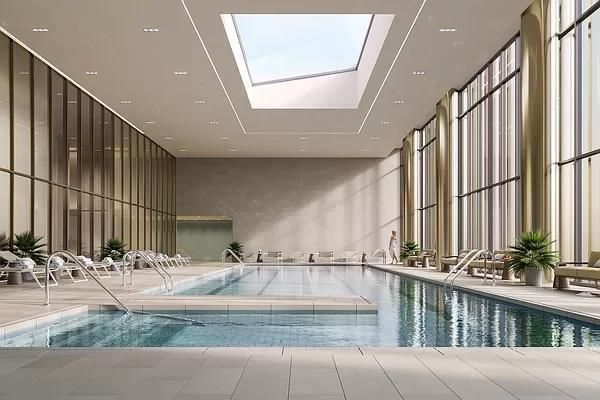 Glass Ceilings, Interior, Pool, Recessed Lighting