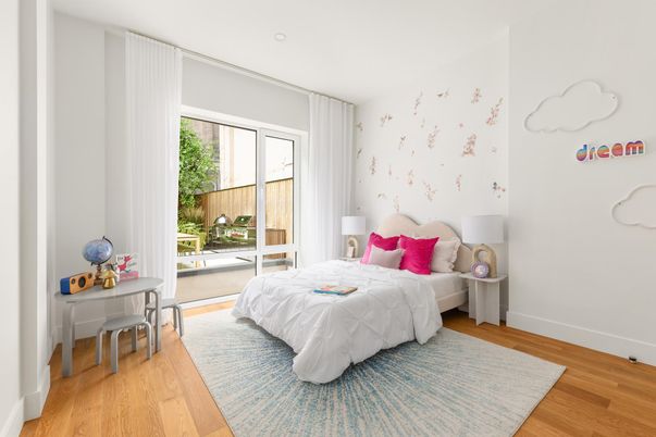 Bedroom, Interior, Wood Texture Flooring