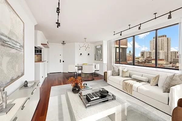 Dining room, Interior, Living room, Pendant Lights, Wood Texture Flooring