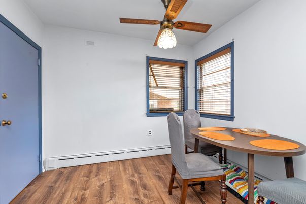 Dining room, Interior, Wood Texture Flooring
