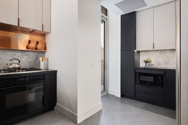 Interior, Kitchen, Marble, Wood Texture Flooring