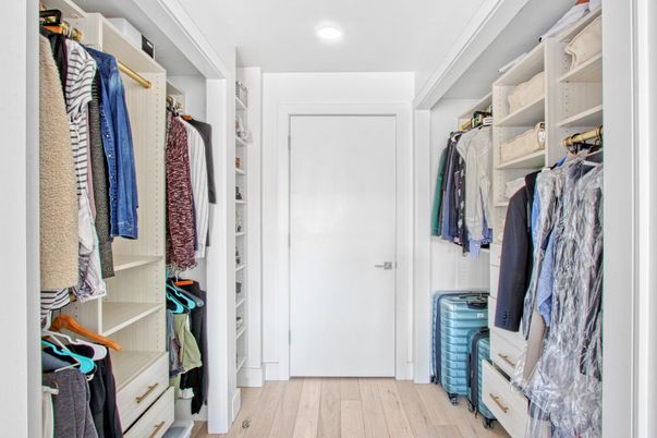 Interior, Recessed Lighting, Walk-in Closets, Wood Texture Flooring