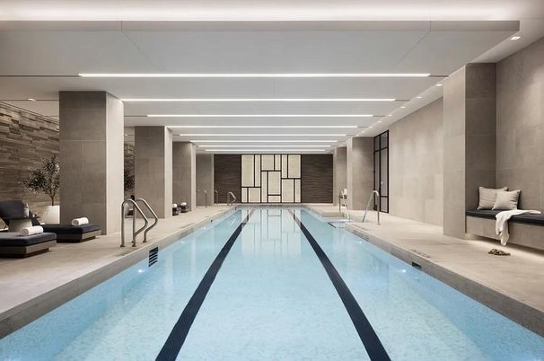 Interior, Pool, Recessed Lighting