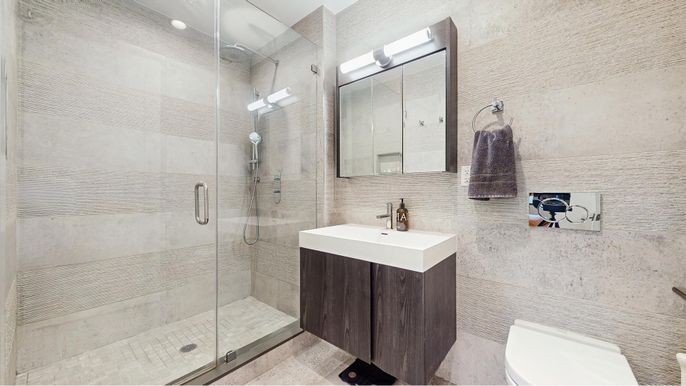 Bathroom, Glass Shower, Interior