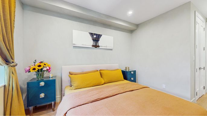 Bedroom, Interior, Recessed Lighting