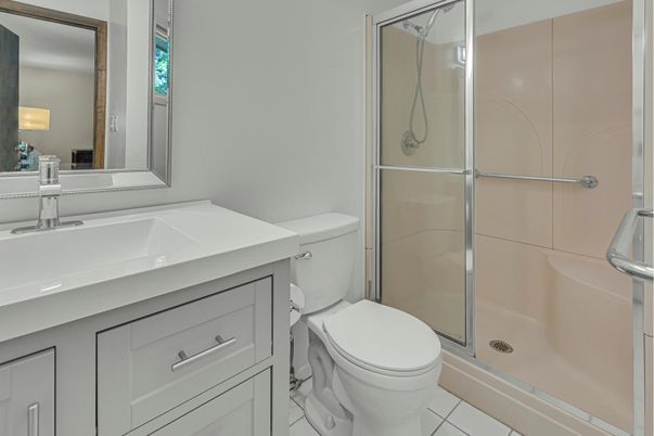 Bathroom, Glass Shower, Interior