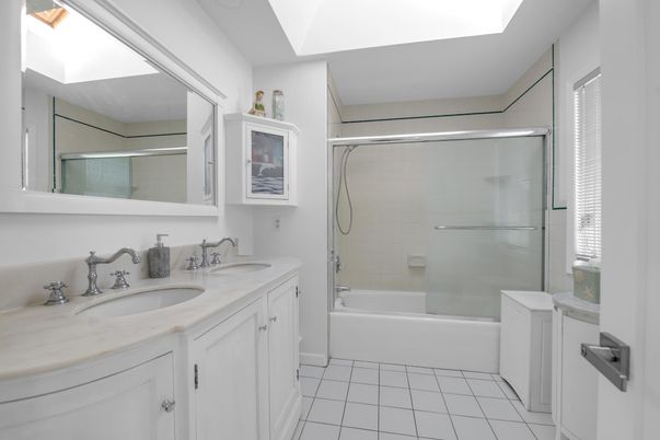 Bathroom, Dual Sink Vanities, Glass Shower, Interior
