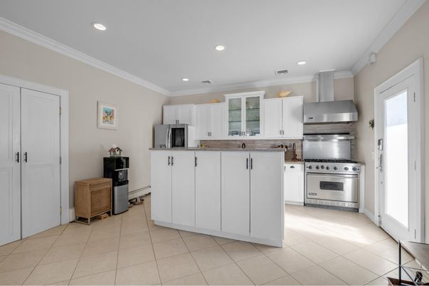 Interior, Kitchen, Recessed Lighting, Stainless Steel Appliances