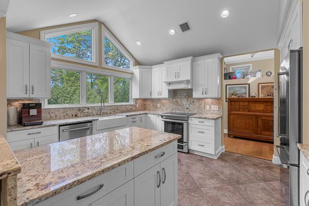 Interior, Kitchen, Recessed Lighting, Stainless Steel Appliances