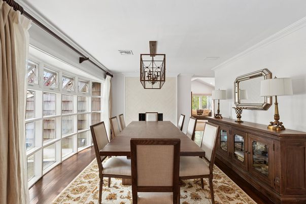Dining room, Interior, Wood Texture Flooring