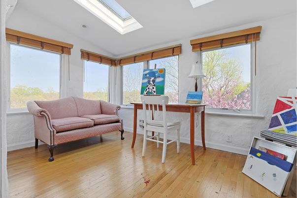 Home Office, Interior, Wood Texture Flooring