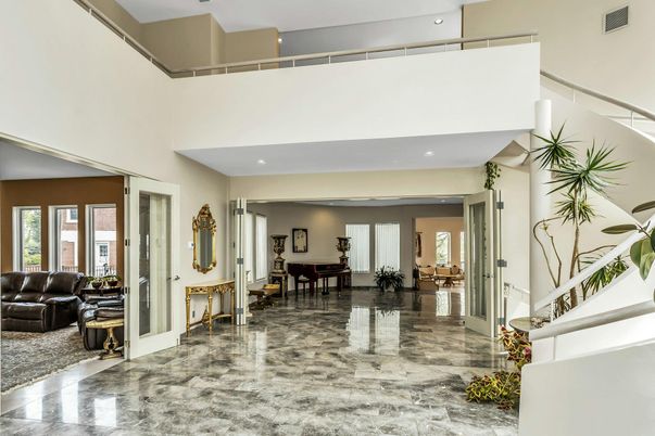 Interior, Marble, Piano, Recessed Lighting