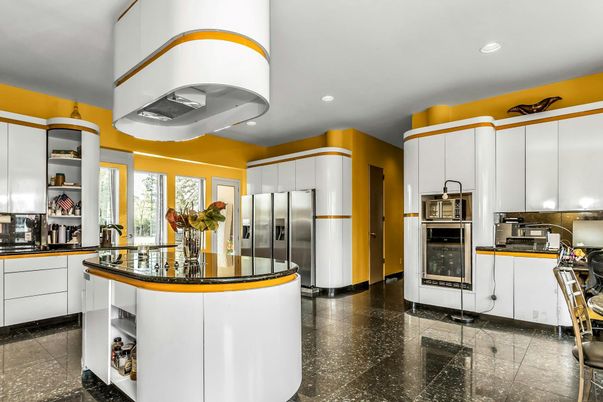 Interior, Kitchen, Recessed Lighting, Stainless Steel Appliances