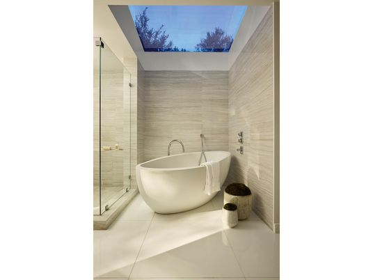 Bathroom, Free Standing Baths, Glass Shower, Interior
