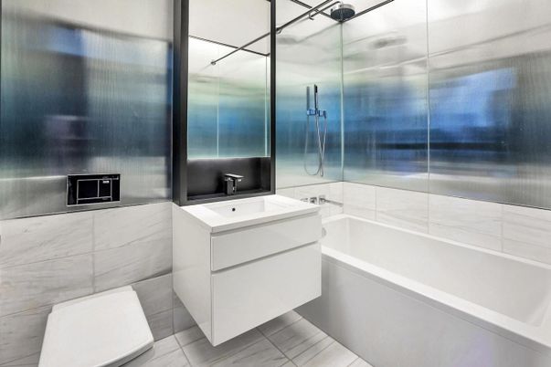 Bathroom, Glass Shower, Interior