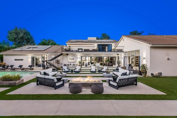 Backyard, Exterior, Pool, Solar Panels