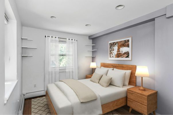 Bedroom, Interior, Recessed Lighting