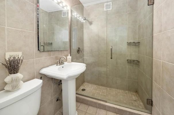 Bathroom, Glass Shower, Interior
