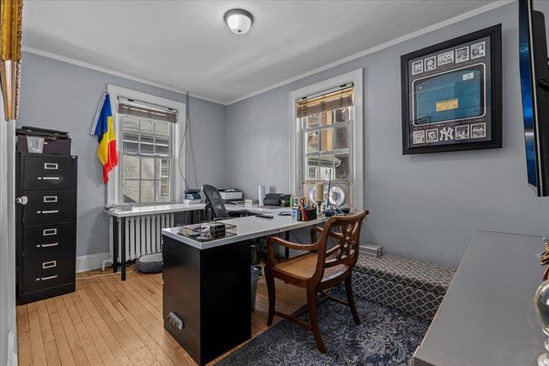 Home Office, Interior, Wood Texture Flooring