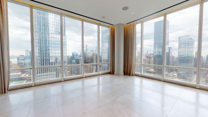 Empty room, Interior, Recessed Lighting