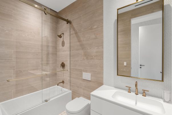 Bathroom, Glass Shower, Interior