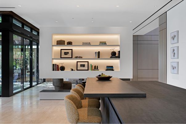 Home Office, Interior, Recessed Lighting