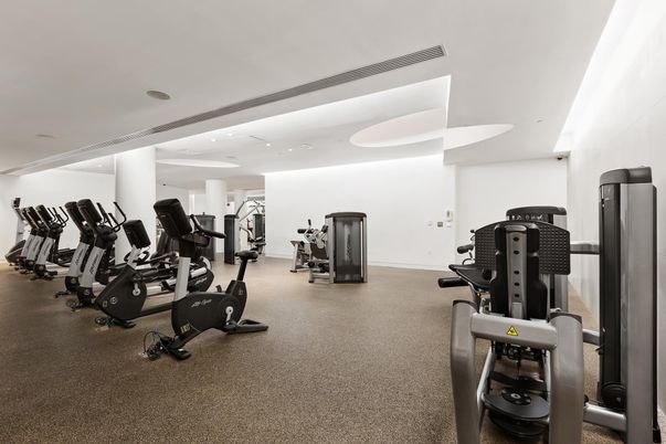 Fitness Equipment, Gym, Interior, Recessed Lighting