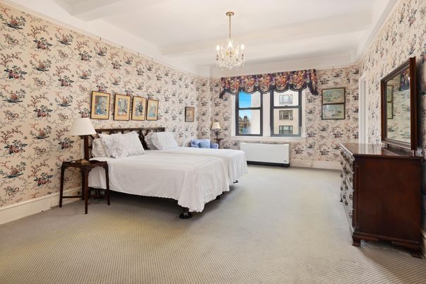 Bedroom, Chandelier, Interior