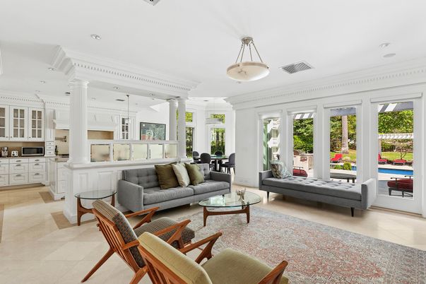Dining room, Interior, Kitchen, Living room, Pendant Lights, Recessed Lighting