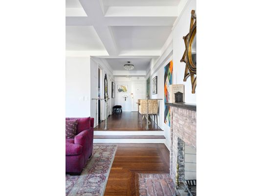Fireplace, Interior, Wood Texture Flooring
