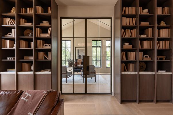 Home Office, Interior, Wood Texture Flooring