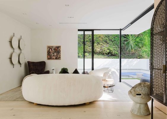 Interior, Recessed Lighting, Wood Texture Flooring