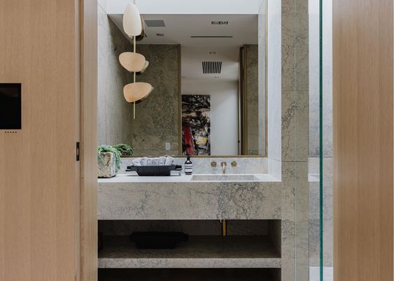 Bathroom, Interior, Pendant Lights