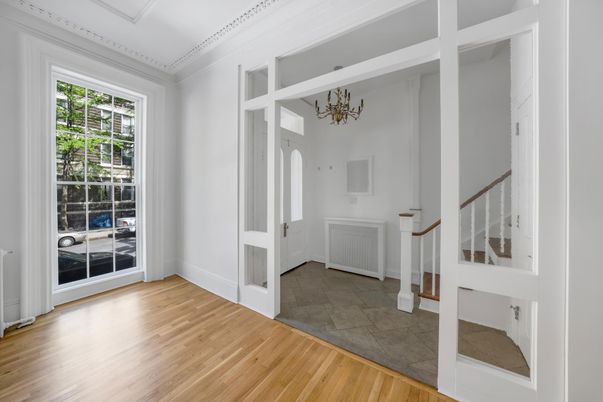 Empty room, Interior, Wood Texture Flooring