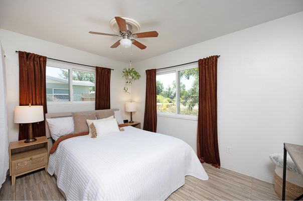 Bedroom, Interior, Wood Texture Flooring
