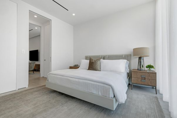 Bedroom, Interior, Recessed Lighting