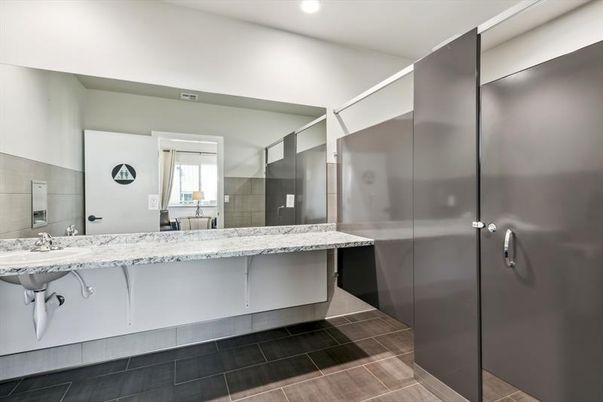 Bathroom, Interior, Recessed Lighting