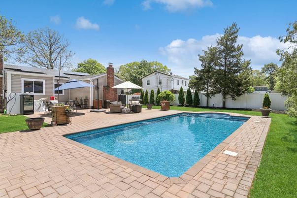 Exterior, Pool, Solar Panels
