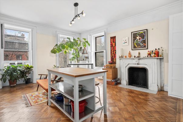 Fireplace, Interior, Wood Texture Flooring