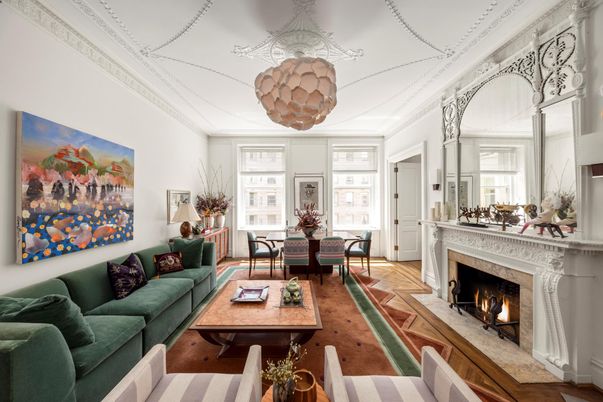 Dining room, Fireplace, Interior, Living room, Wood Texture Flooring