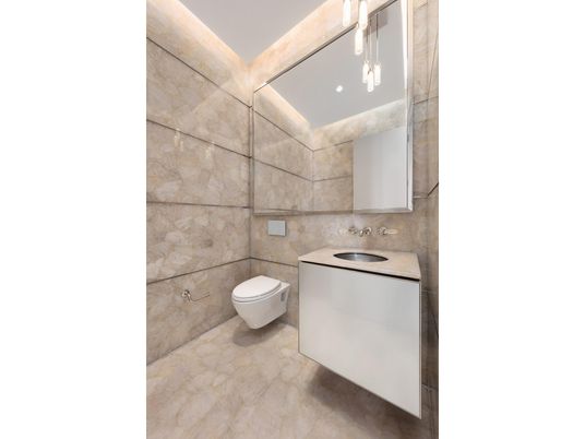 Bathroom, Interior, Recessed Lighting