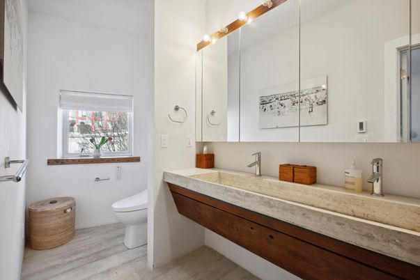 Bathroom, Interior, Wood Texture Flooring