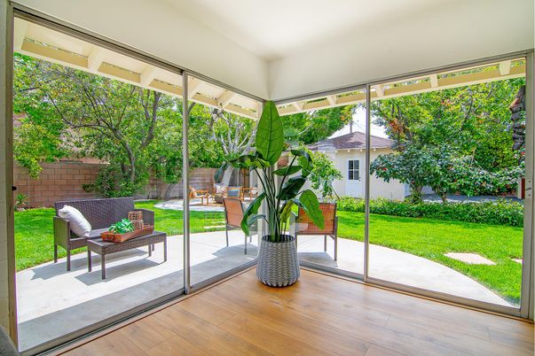 Interior, Sun Room, Wood Texture Flooring